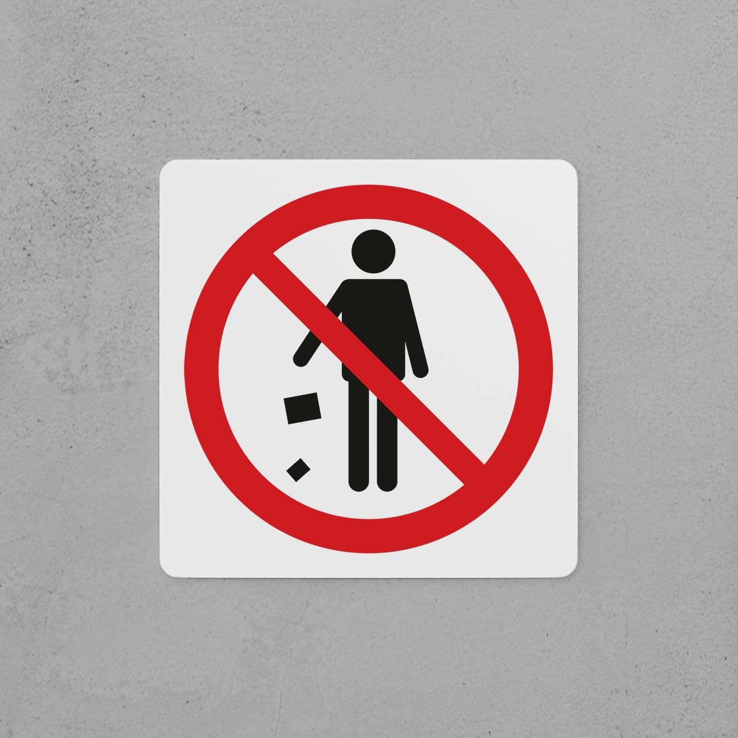 Do Not Litter Sign - Housenama