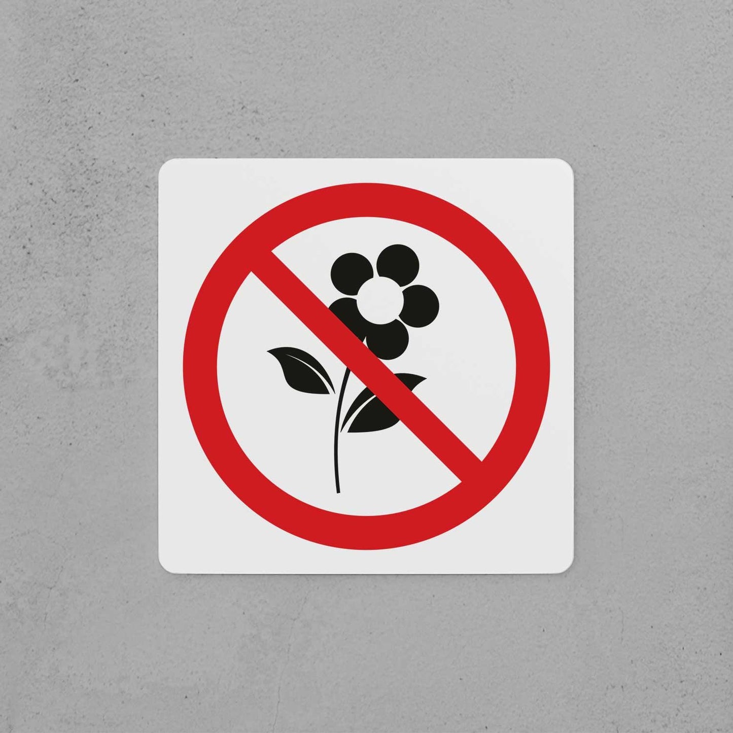 Do Not Pick Flowers Sign - Housenama