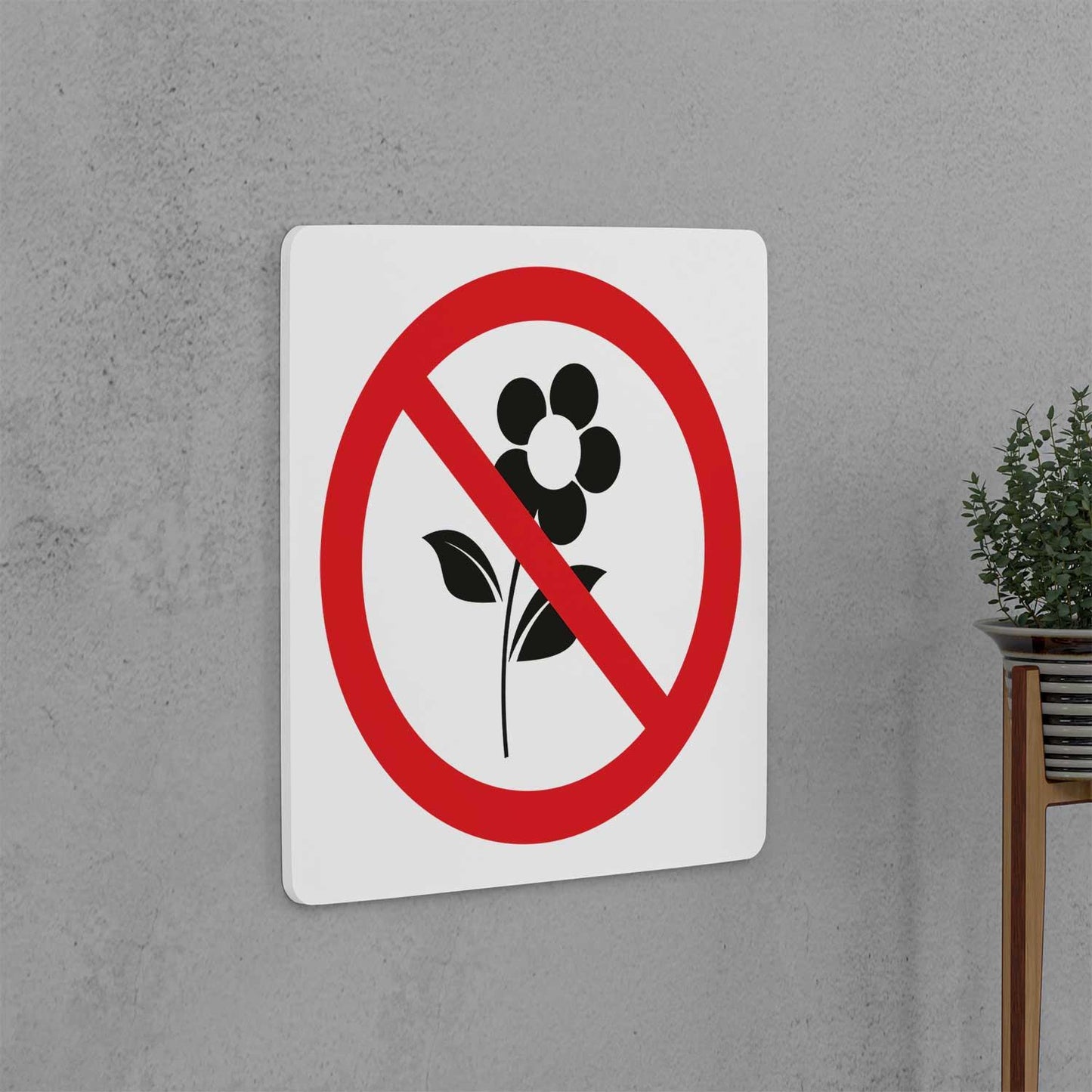 Do Not Pick Flowers Sign - Housenama