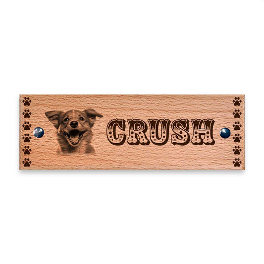 Doghouse - Wooden Name Plate - Housenama