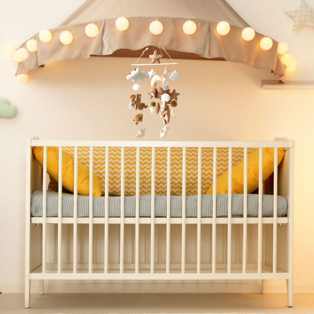 Dreamy Teddy - Personalised Cot Mobile for Babies