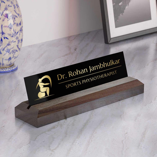 Excelus Office Desk Name Plate - Physiotherapist - Housenama