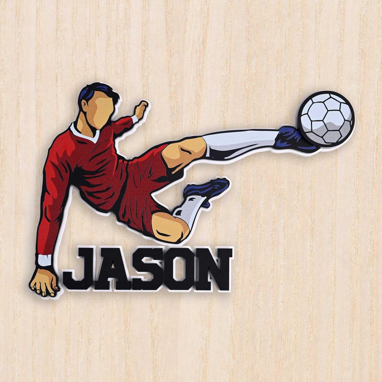 Football Fanatic - Kids' Room Door Sign - Housenama