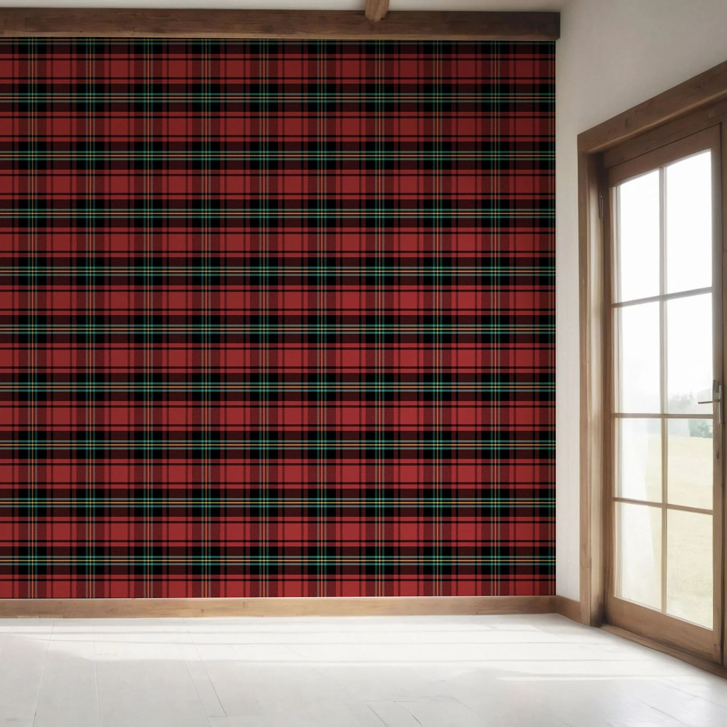 Foxcroft Plaid Wallpaper - Clan Rouge