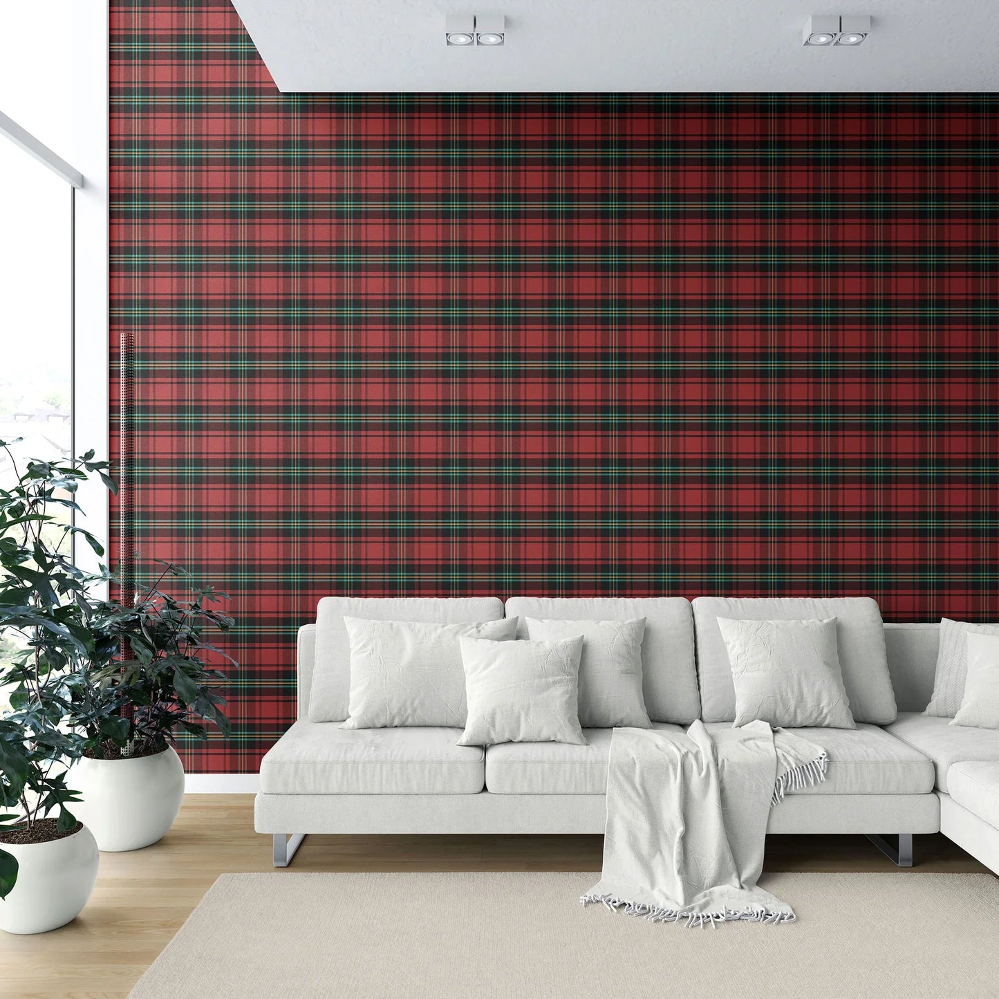 Foxcroft Plaid Wallpaper - Clan Rouge