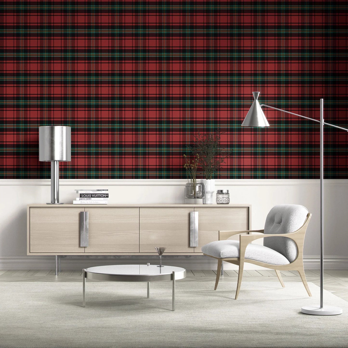 Foxcroft Plaid Wallpaper - Clan Rouge