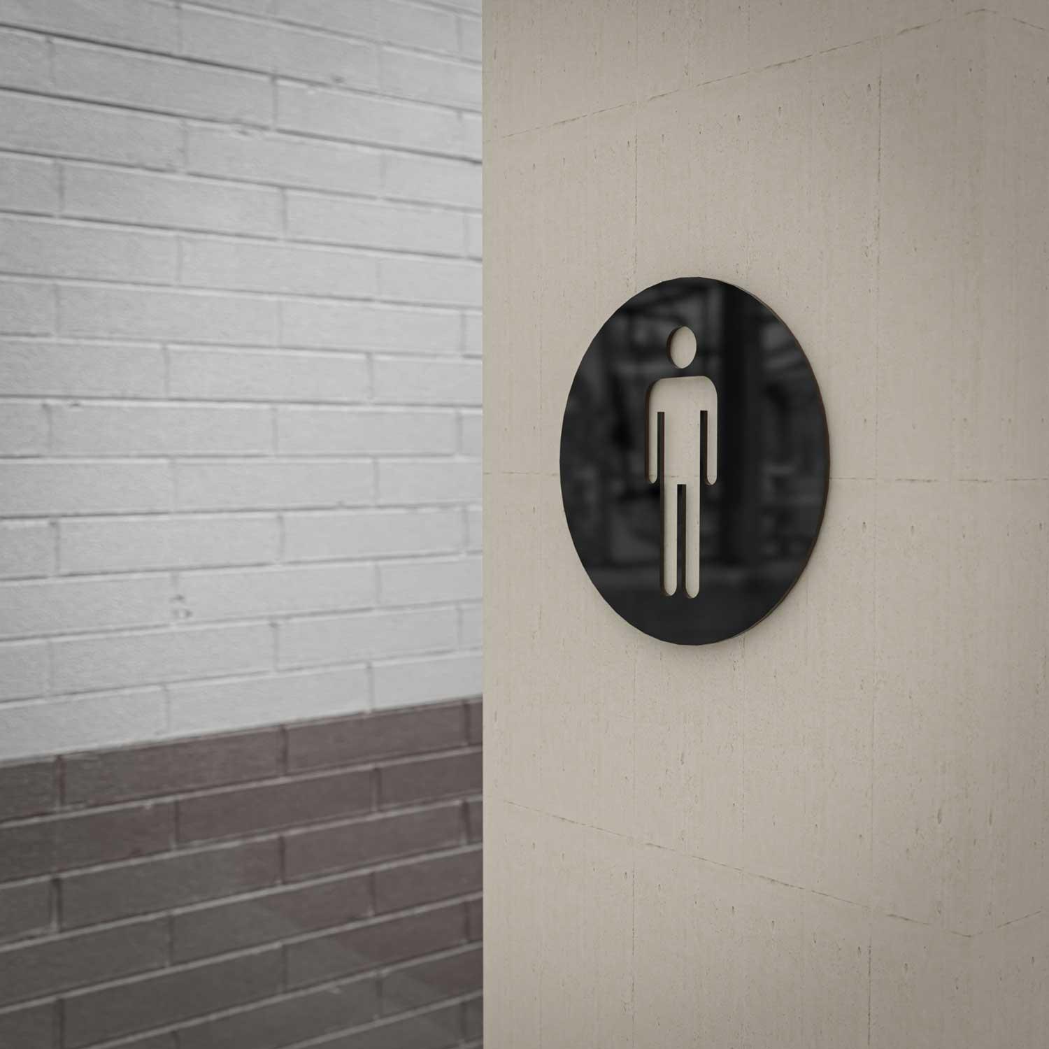 Gents Restroom Sign - Housenama