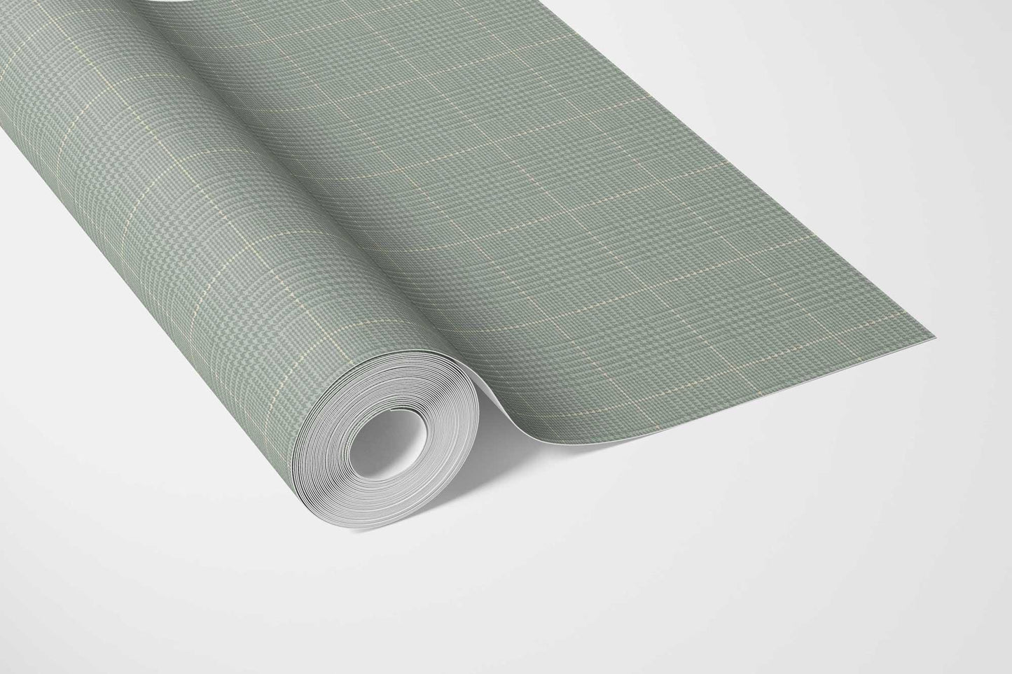 Glenloft Checks Wallpaper - Sage Green