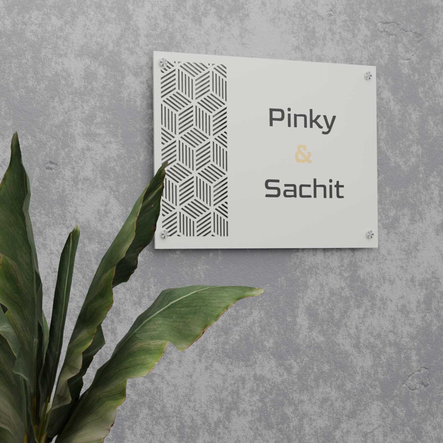 Hindsi Jamal - Steel Name Plate