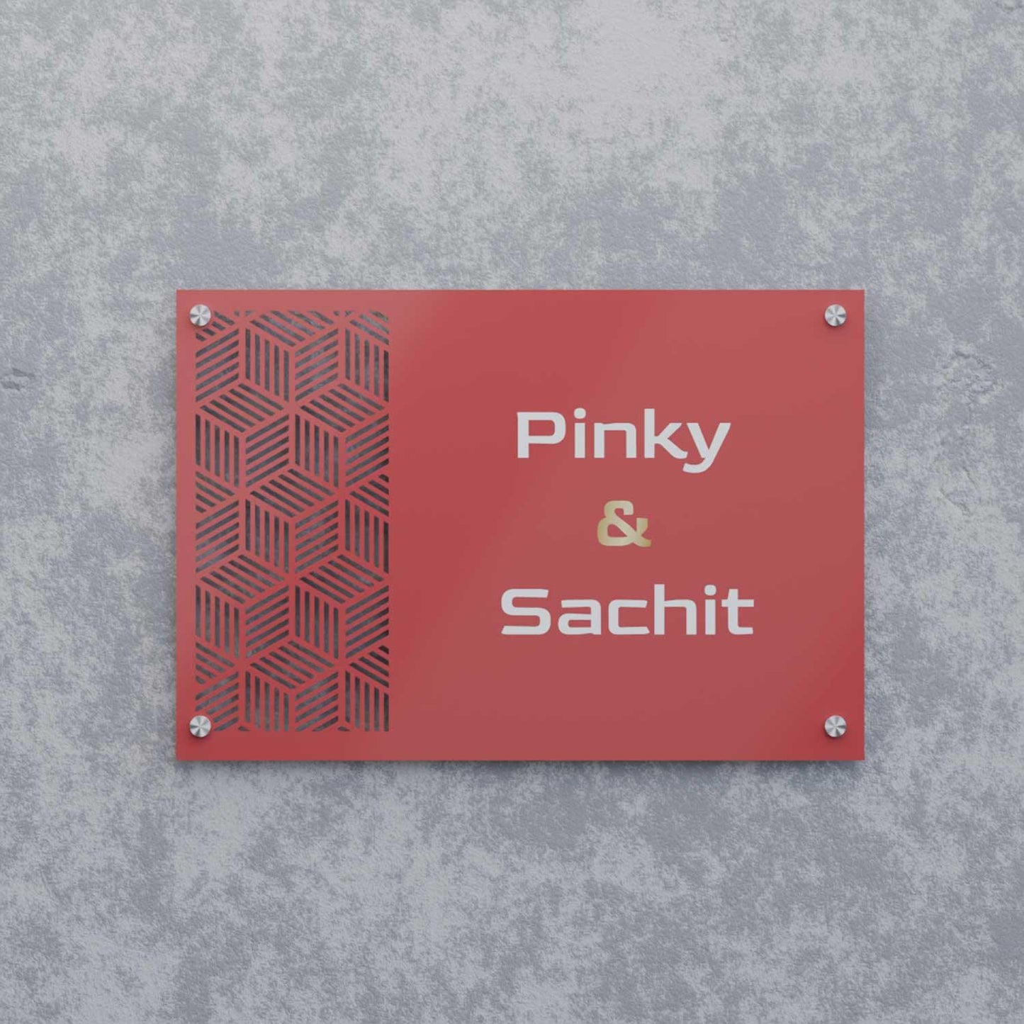 Hindsi Jamal - Steel Name Plate
