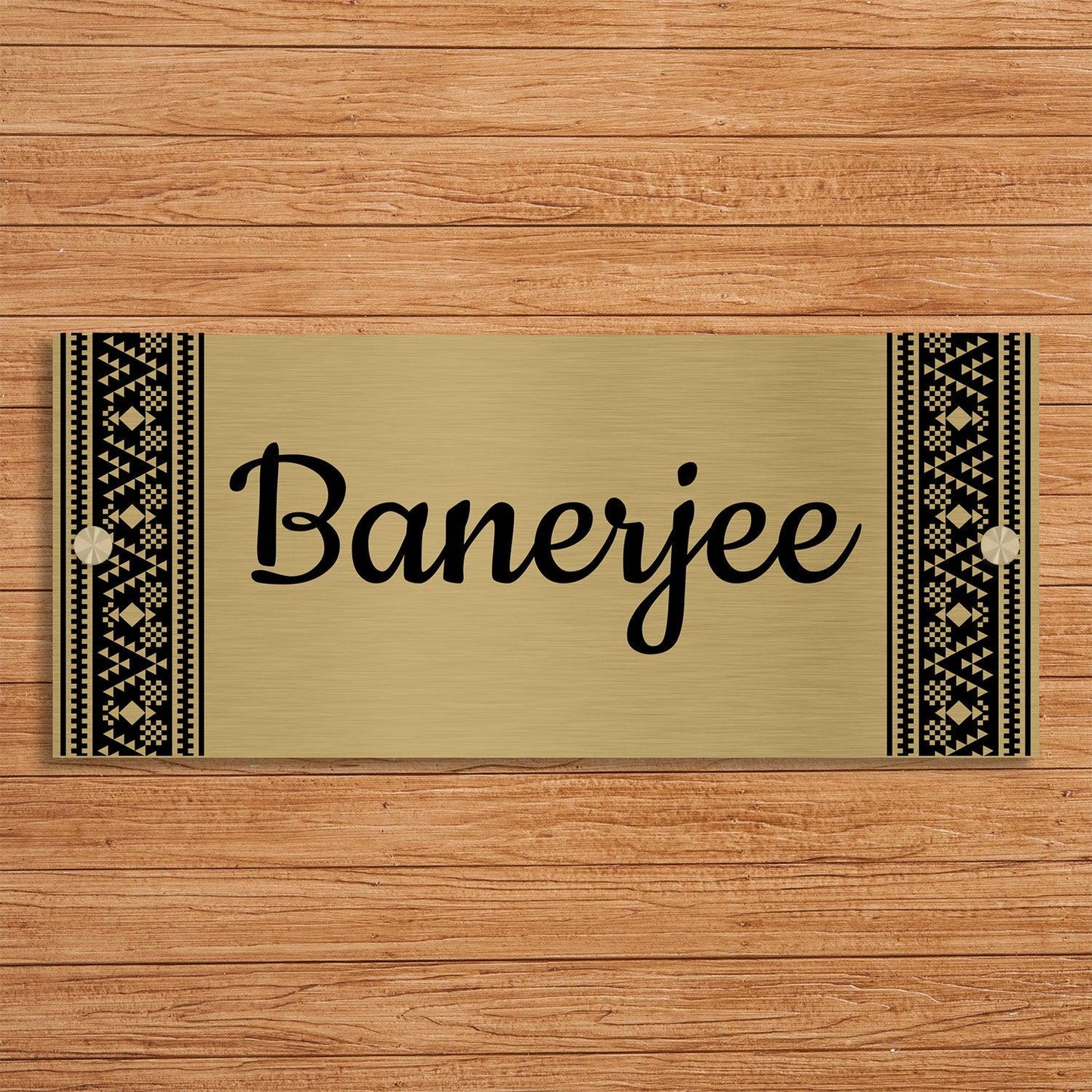 Ikat - Stainless Steel Name Plate