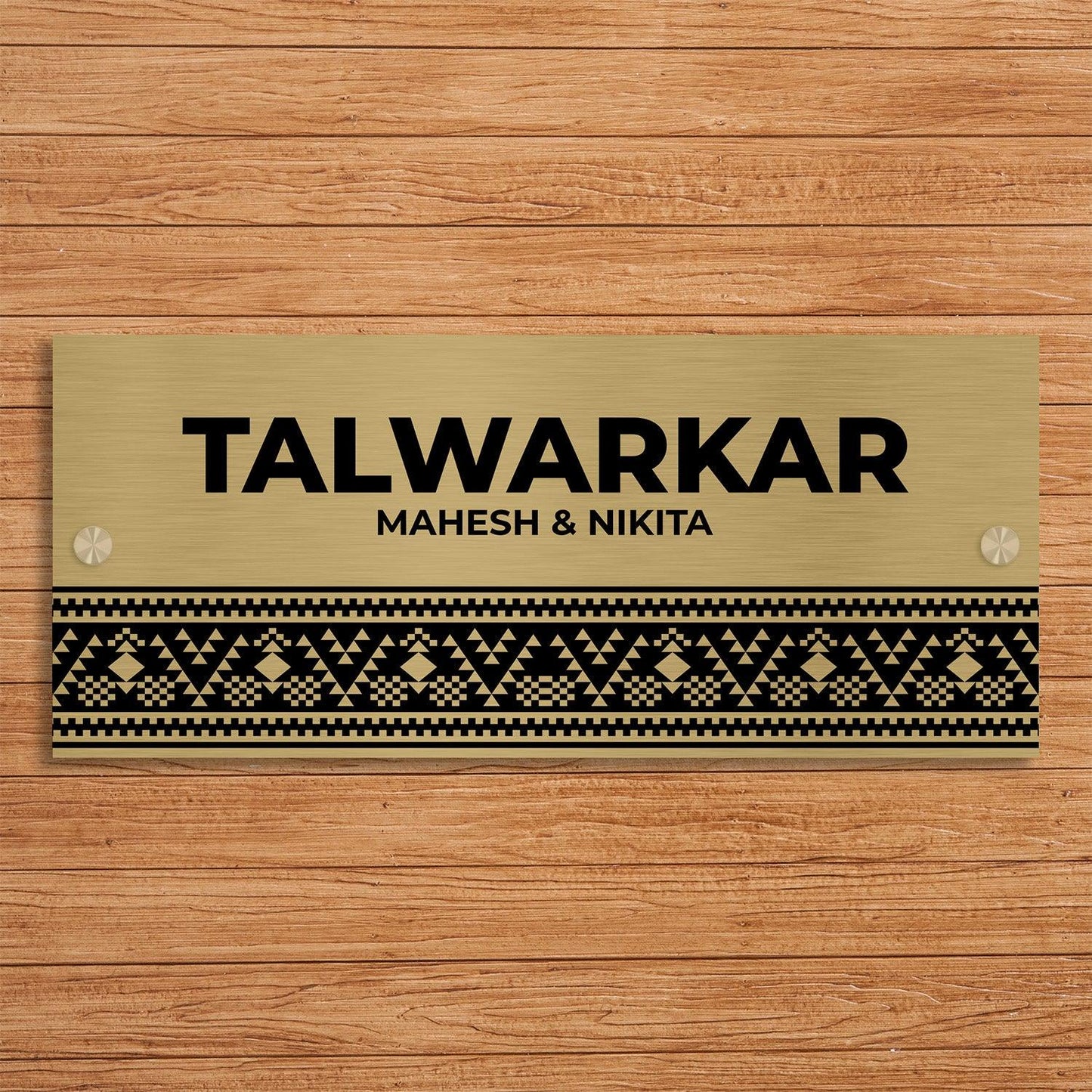 Ikat - Stainless Steel Name Plate