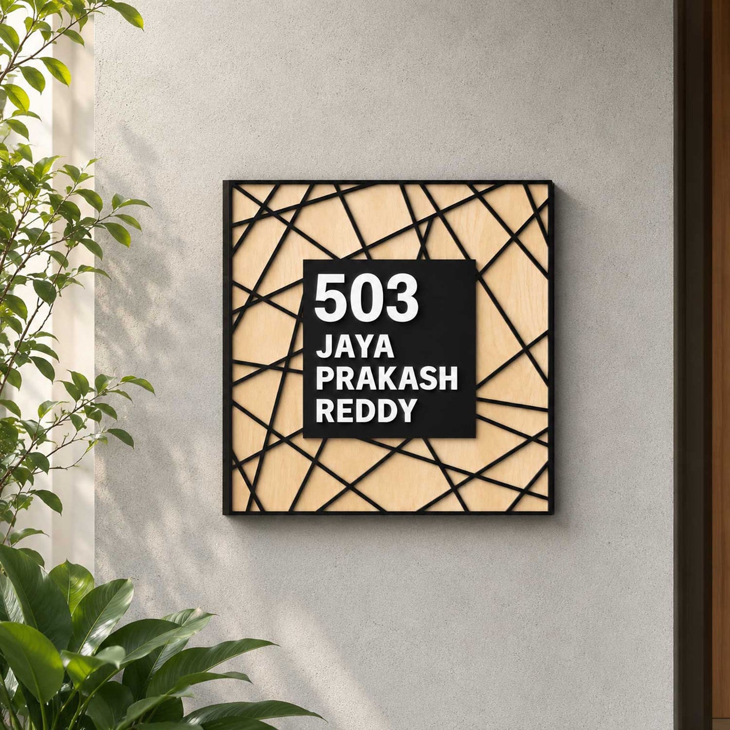 Intersect Name Plate