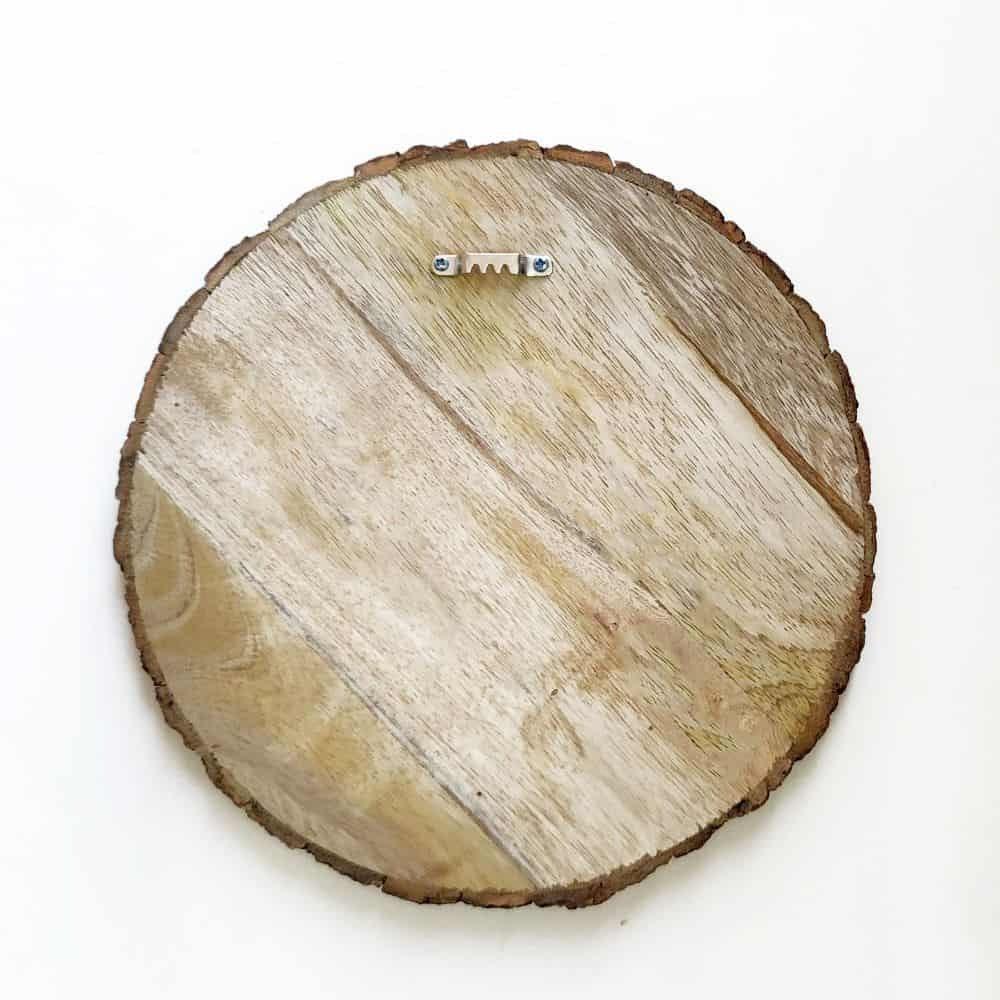 JadeOak - Modern Minimal Handcrafted Round Nameplate - Housenama