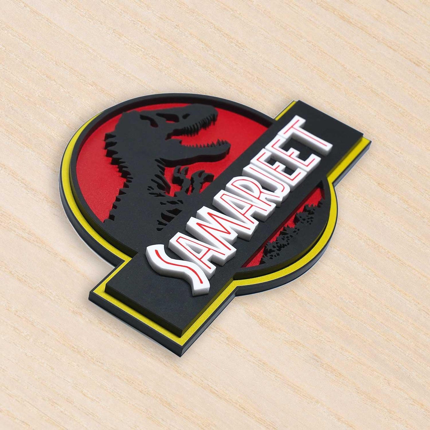 Jurassic Park - Kids' Room Door Sign - Housenama