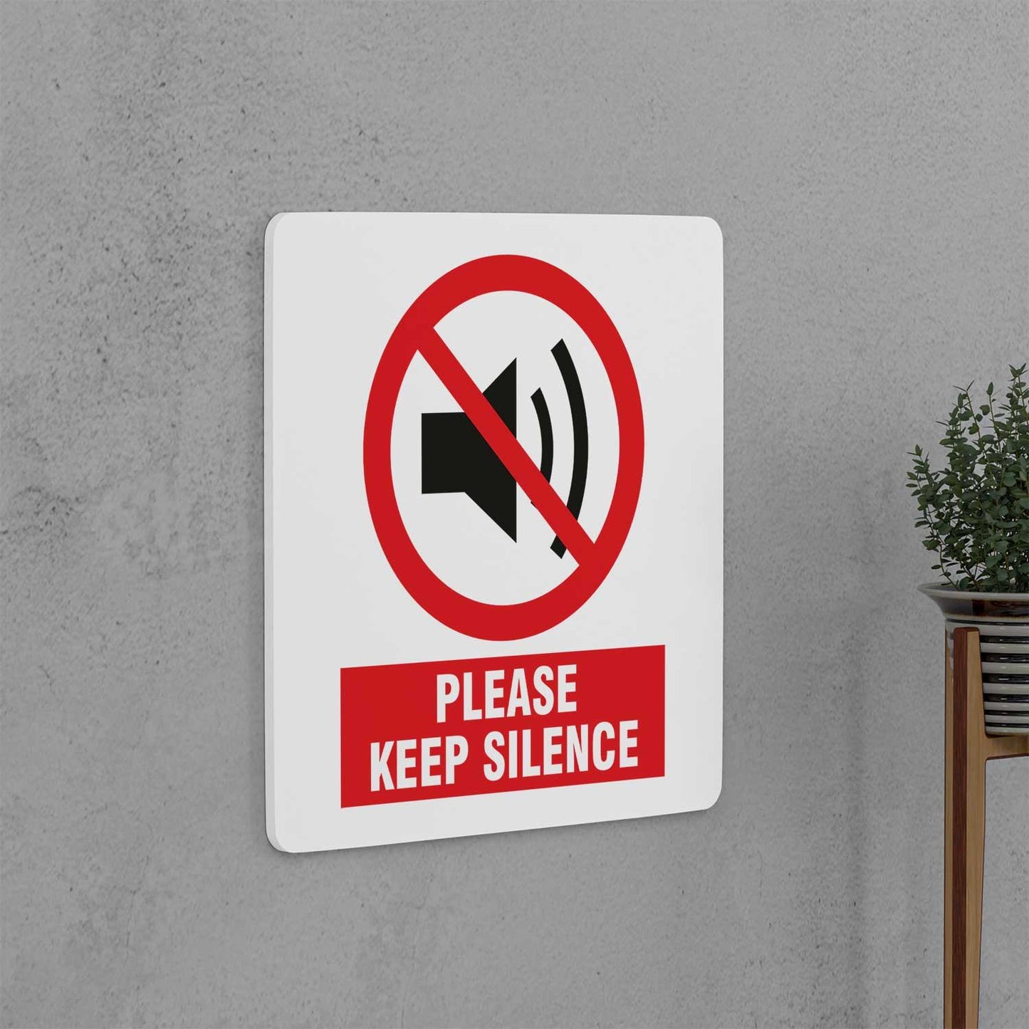 Keep Silence Sign - Housenama