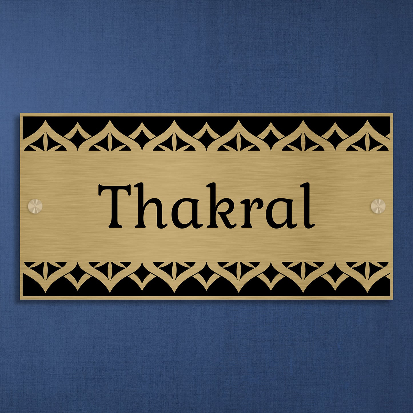 Kinara (Madhubani) - Stainless Steel Name Plate