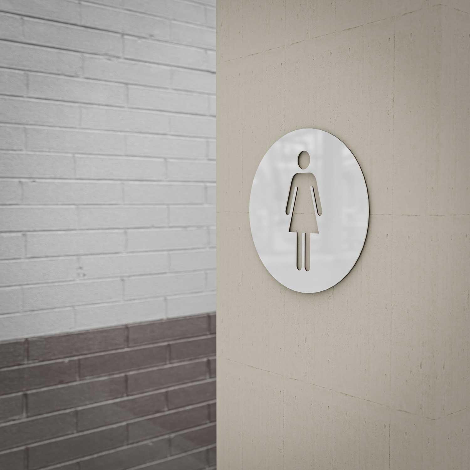 Ladies Restroom Sign - Housenama