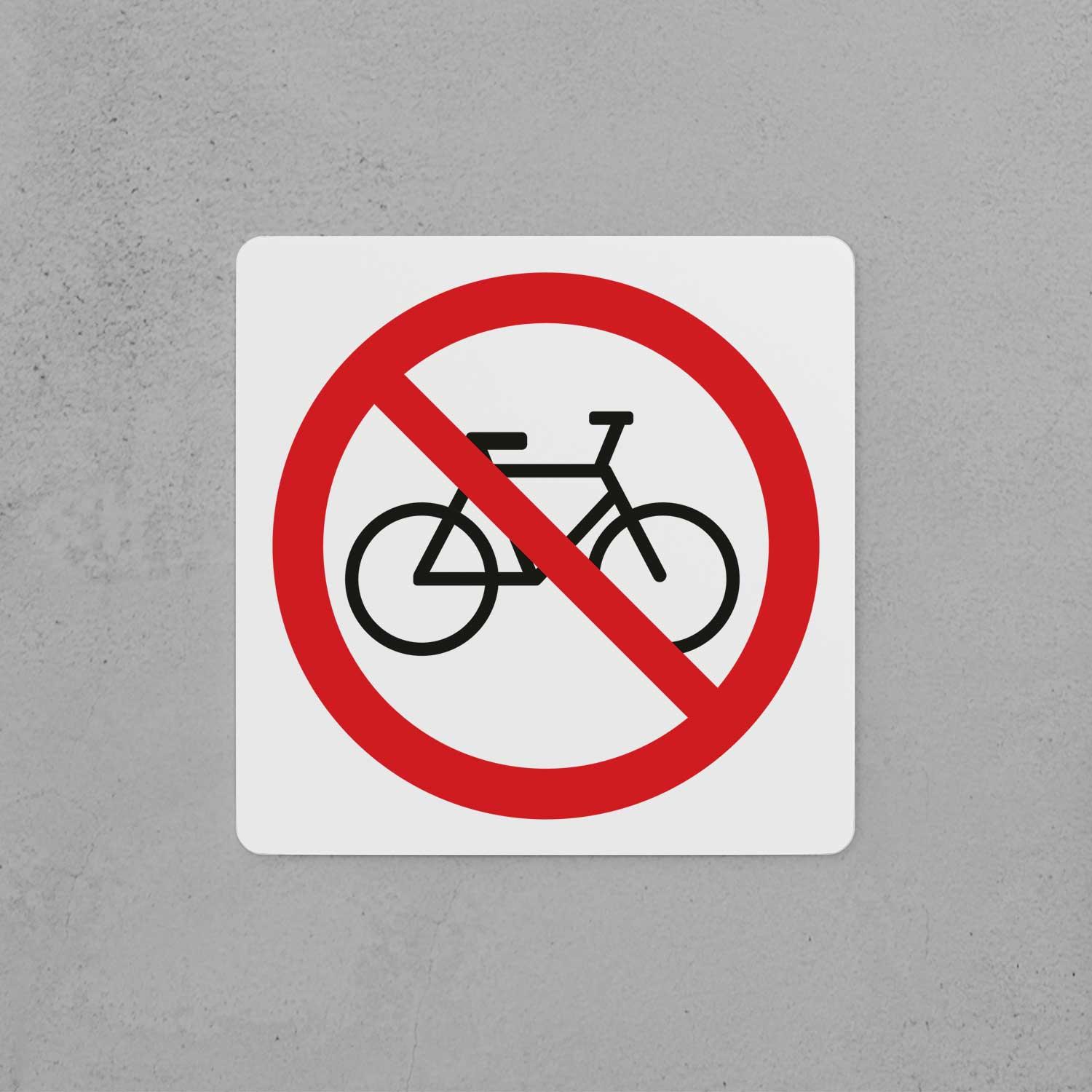 No Cycling Allowed Sign - Housenama