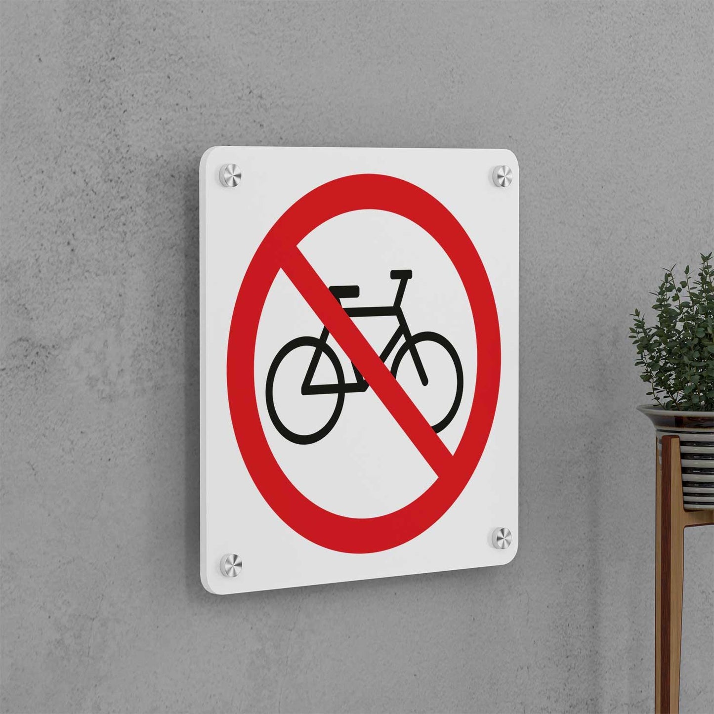 No Cycling Allowed Sign - Housenama