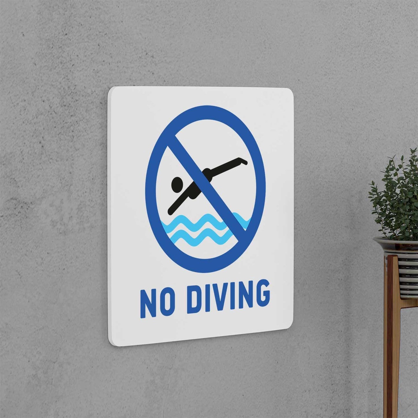 No Diving Sign - Housenama