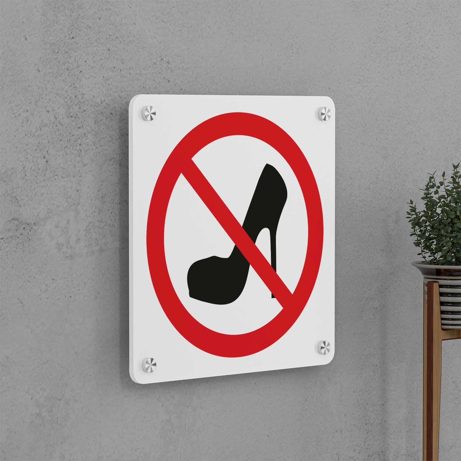 No High Heels Sign - Housenama