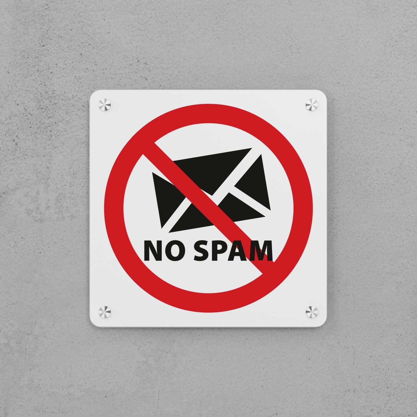 No Junk Mail Sign - Housenama