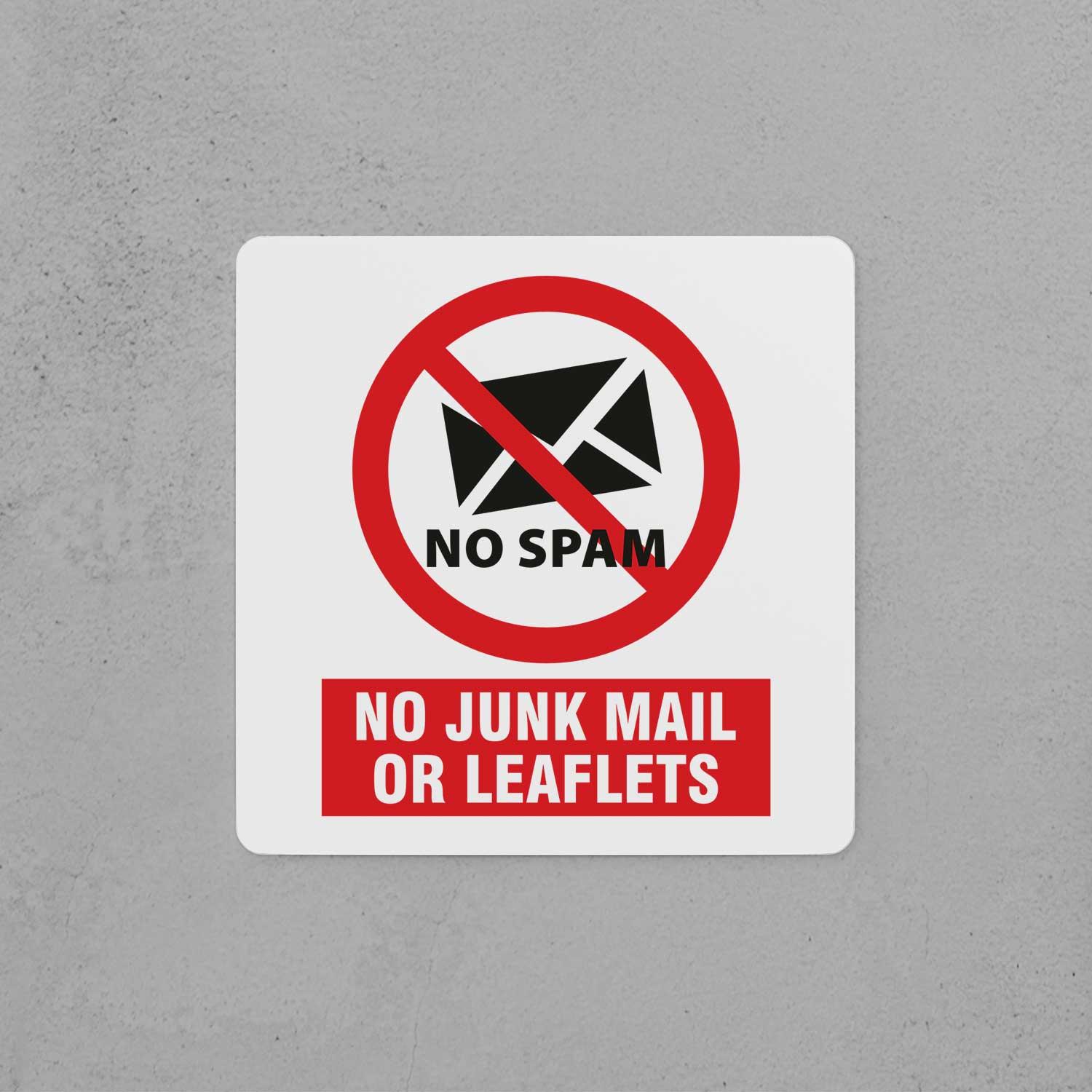 No Junk Mail Sign - Housenama