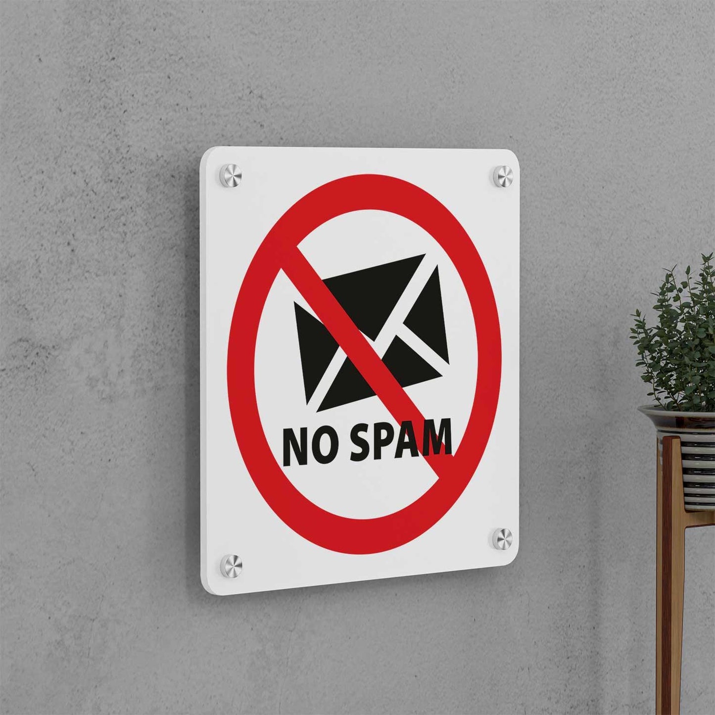 No Junk Mail Sign - Housenama