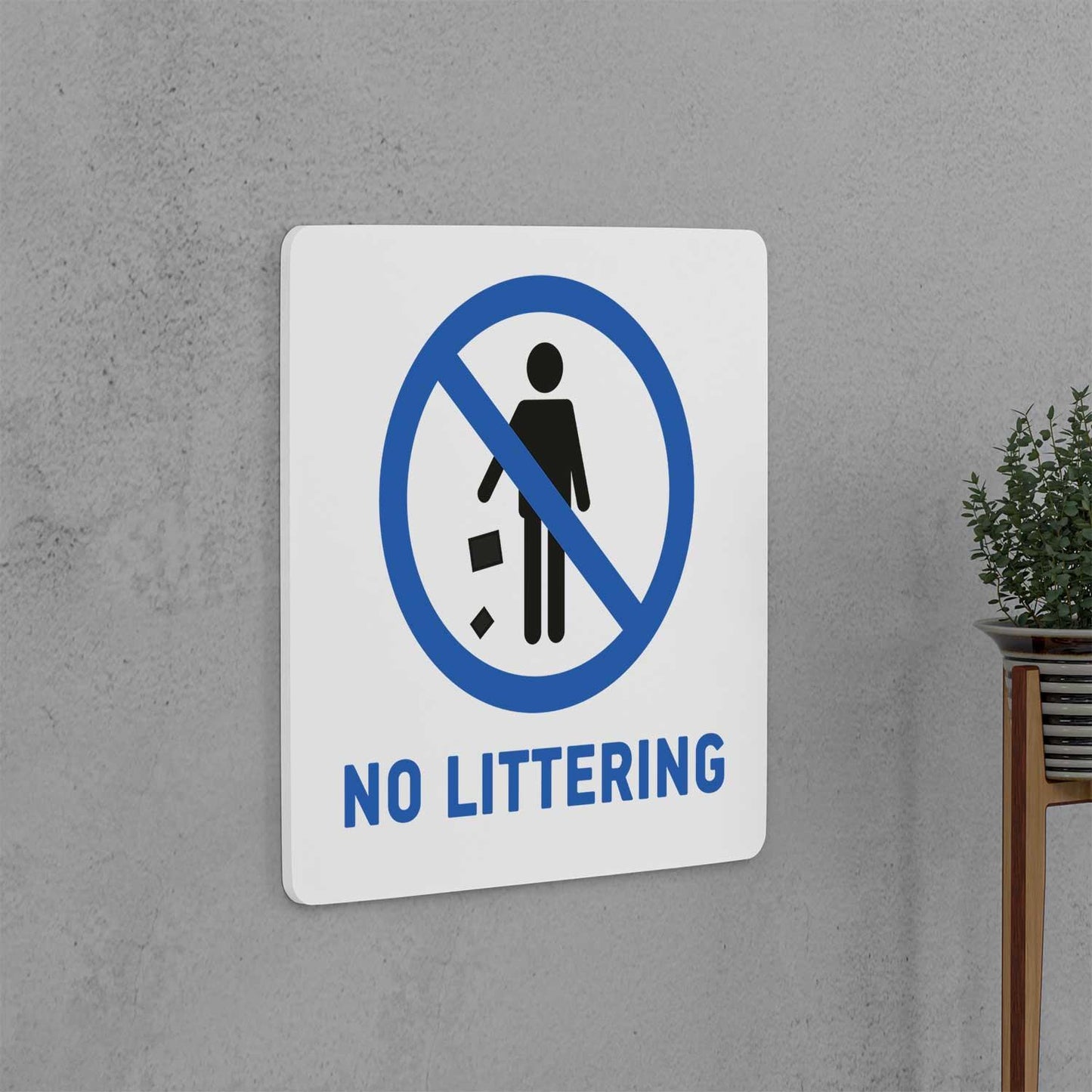 No Littering Sign - Housenama