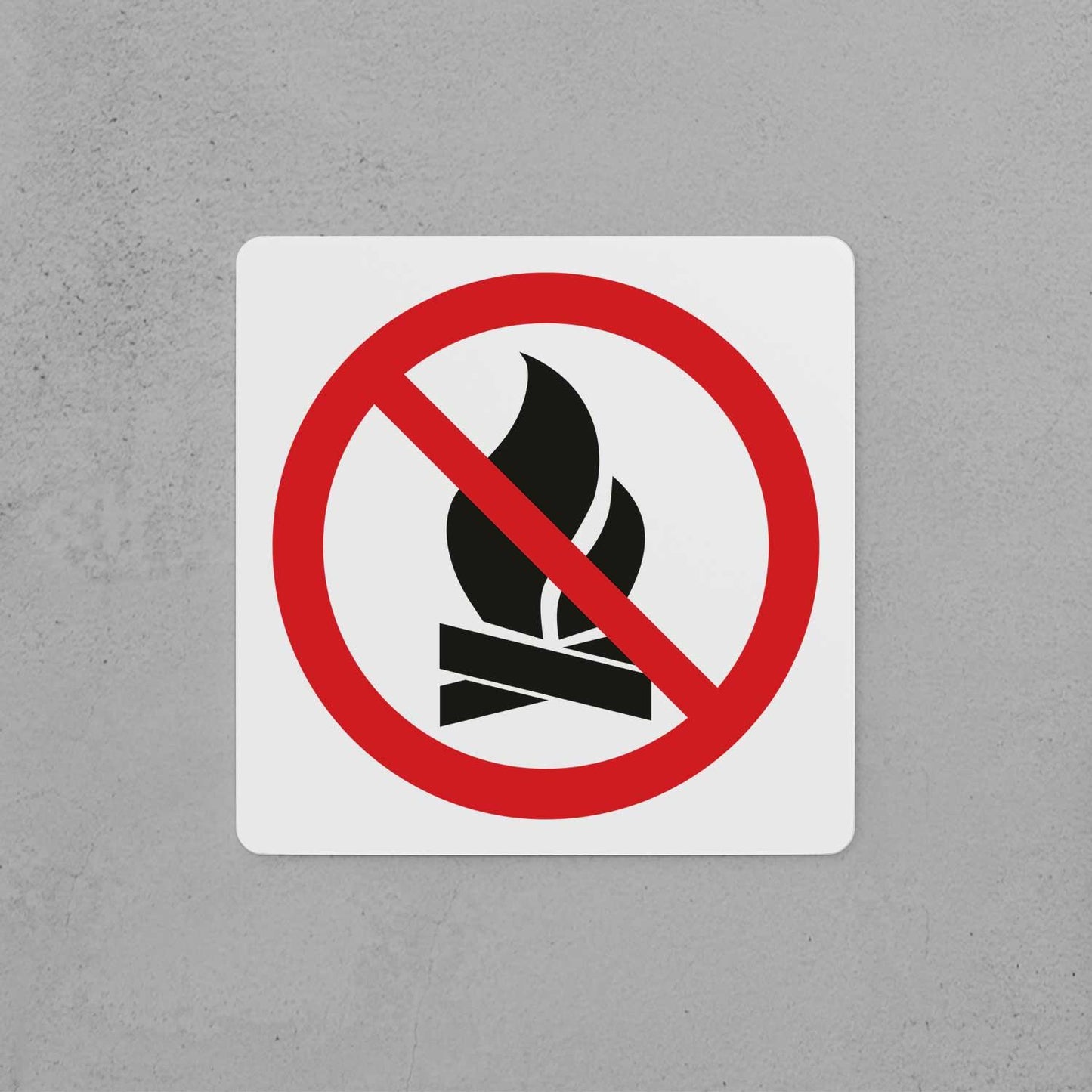 No Open Flames Sign - Housenama