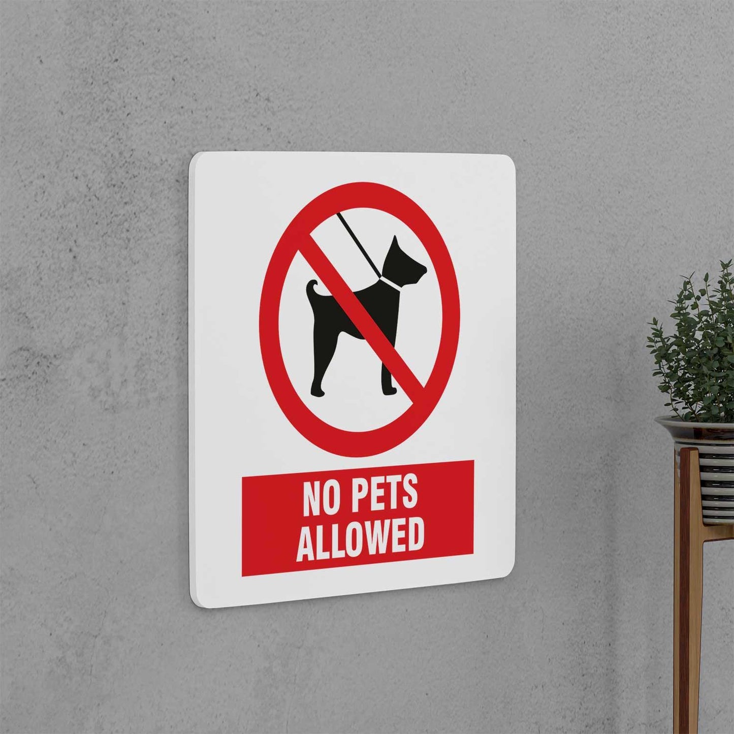 No Pets Allowed Sign - Housenama
