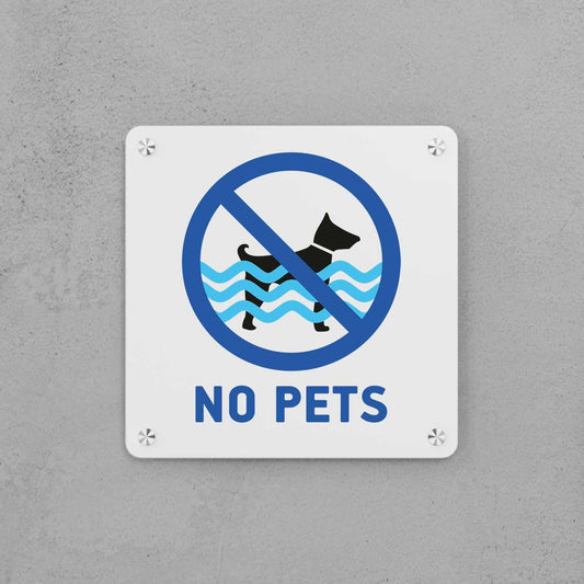 No Pets Sign - Housenama