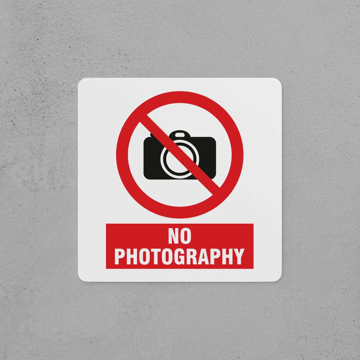 No Photography Sign - Housenama