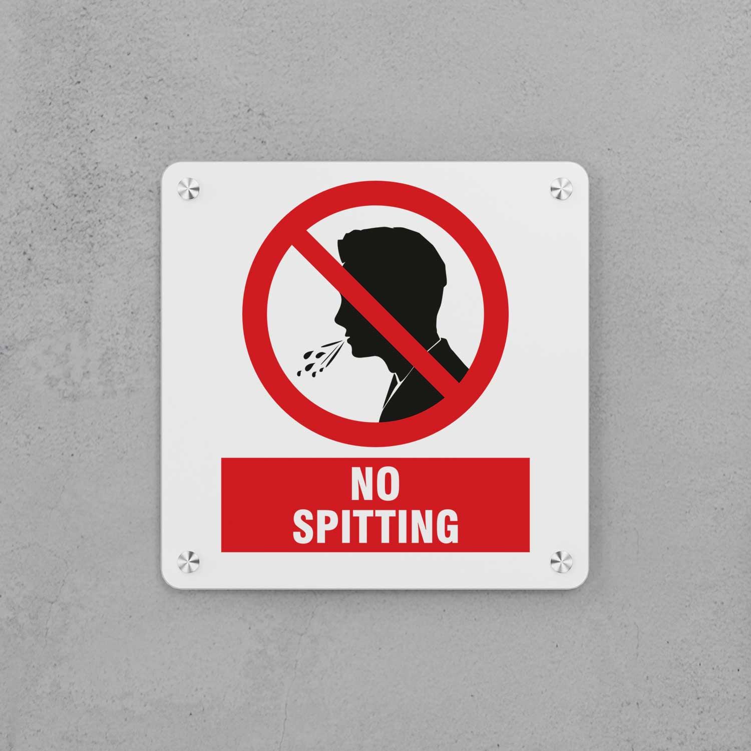 No Spitting Sign - Housenama