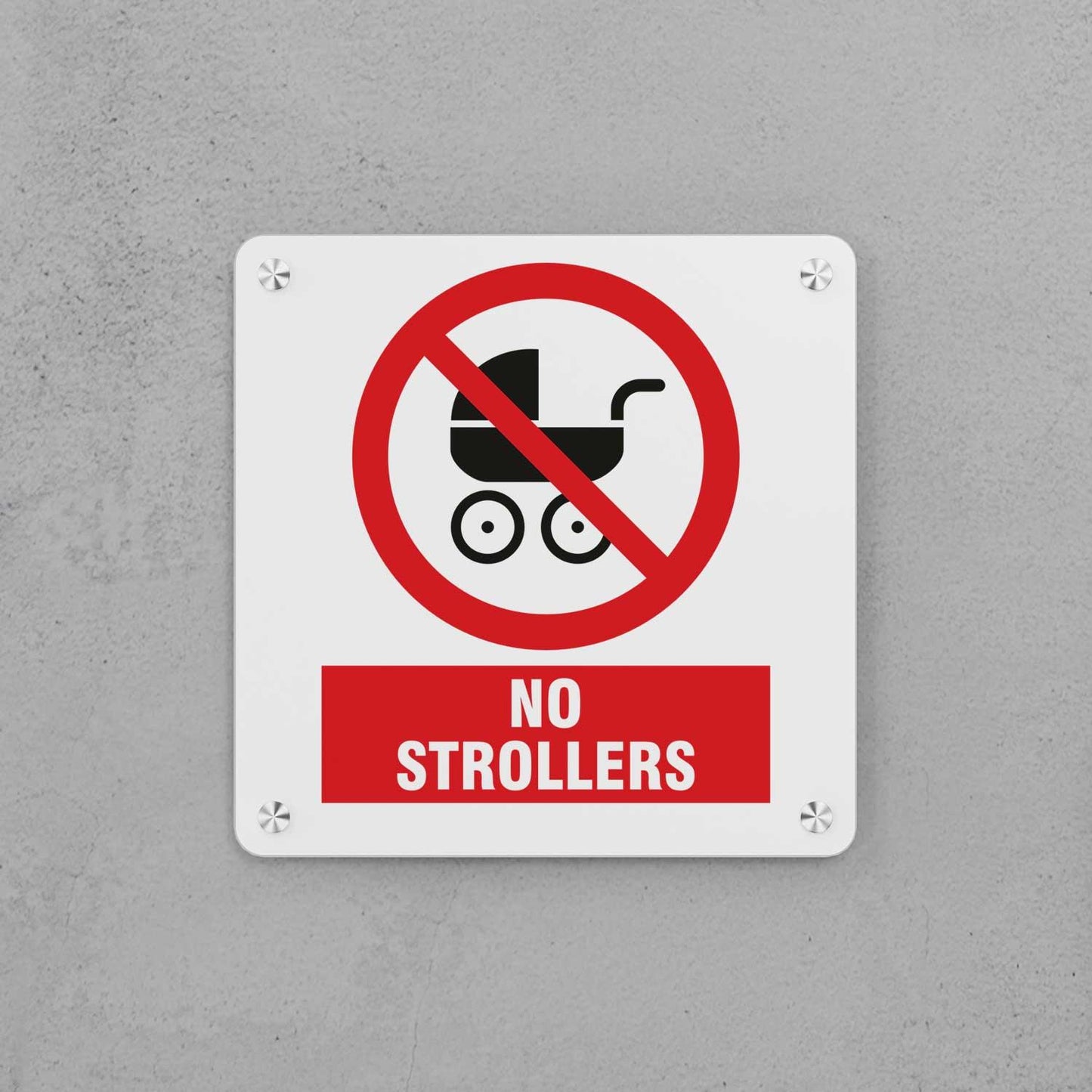 No Strollers Sign - Housenama