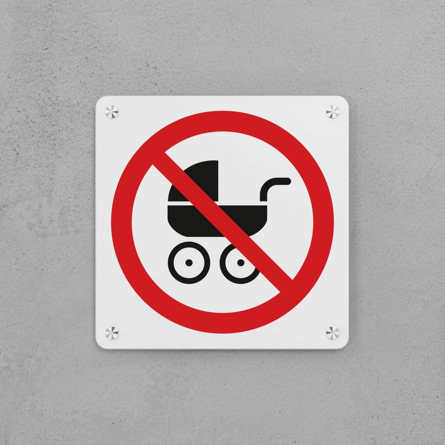 No Strollers Sign - Housenama