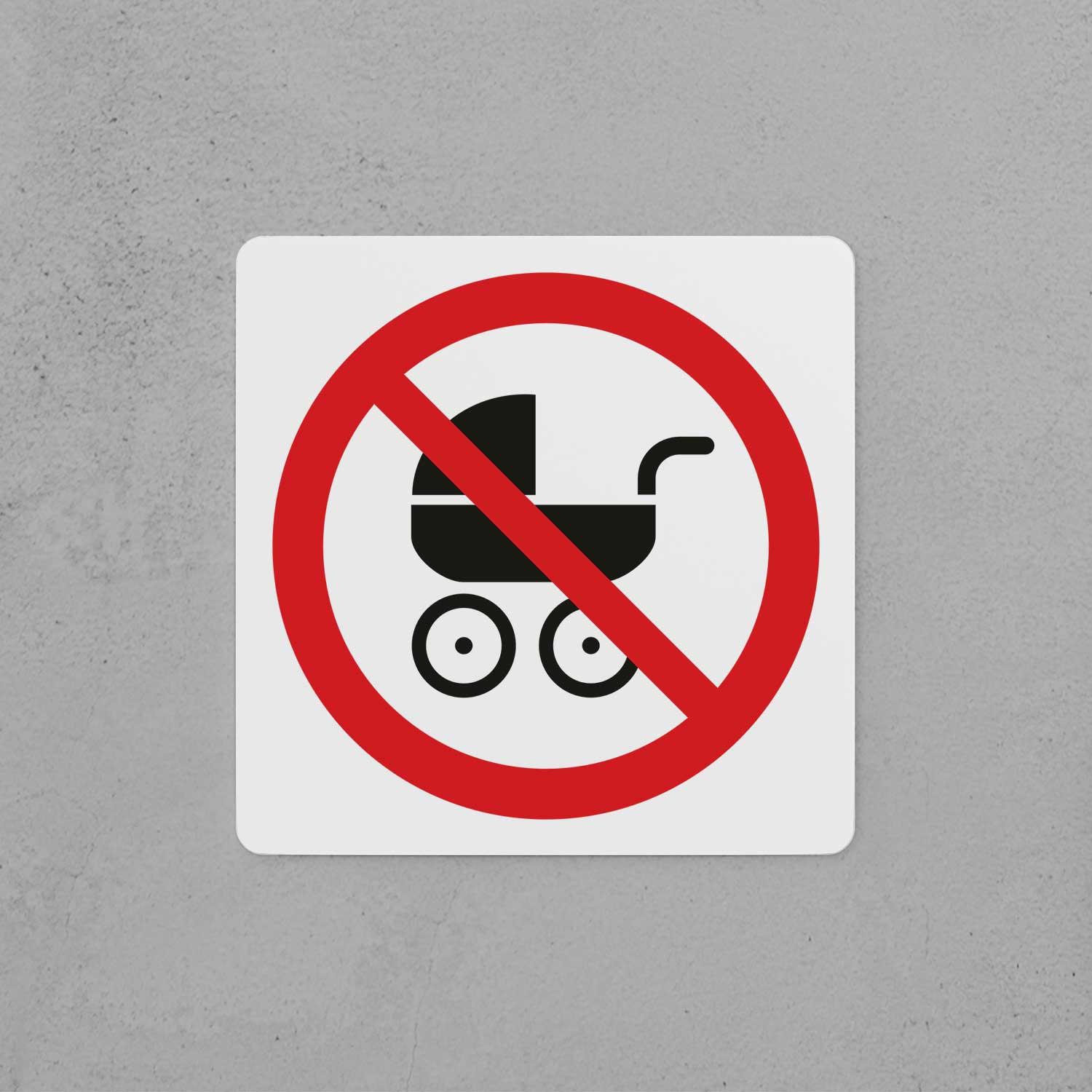 No Strollers Sign - Housenama