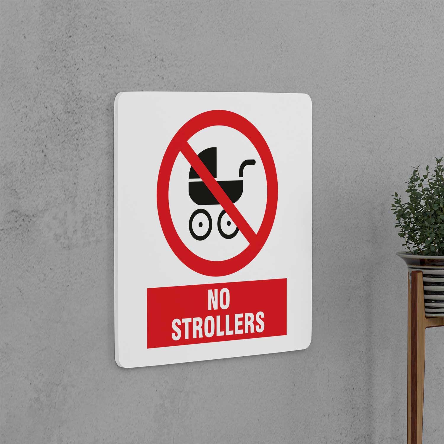 No Strollers Sign - Housenama