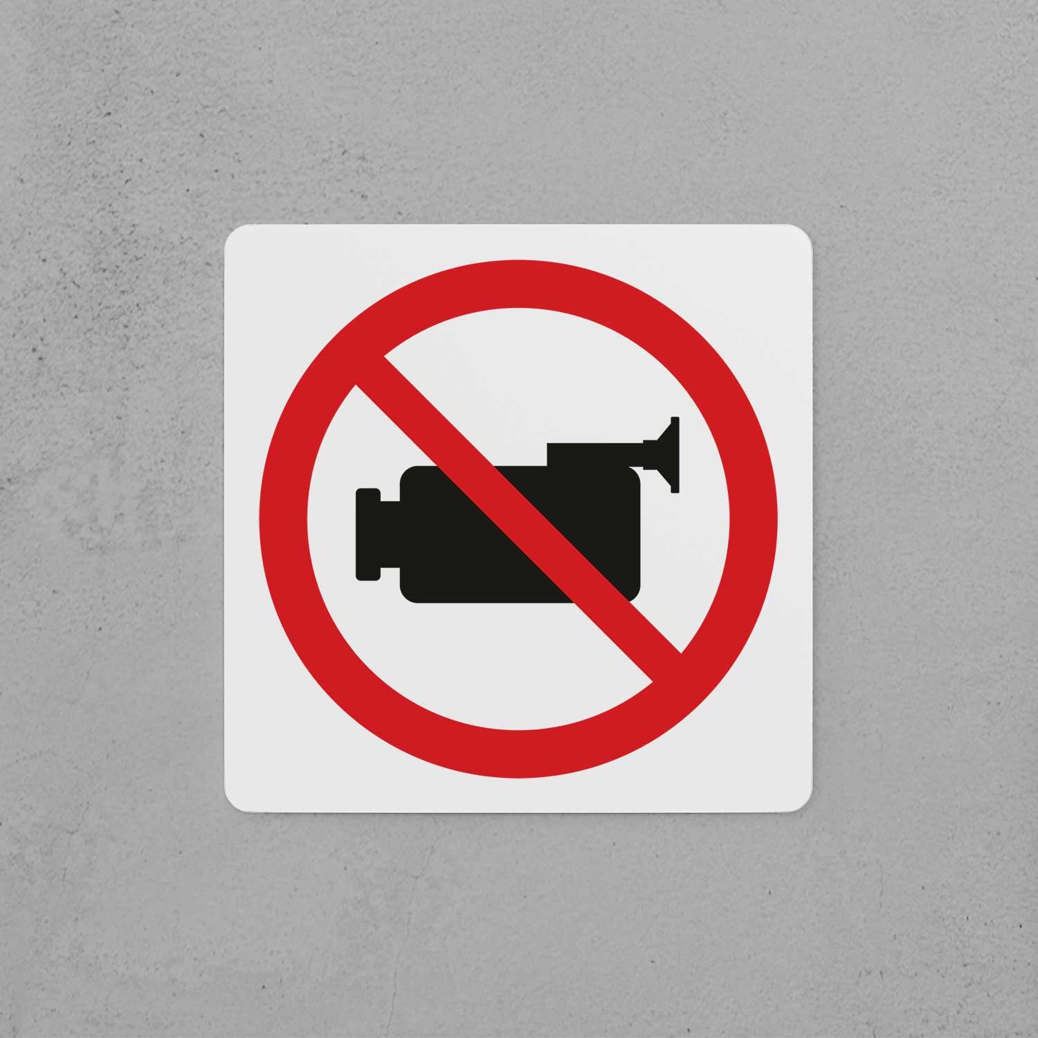No Video Recording Sign - Housenama