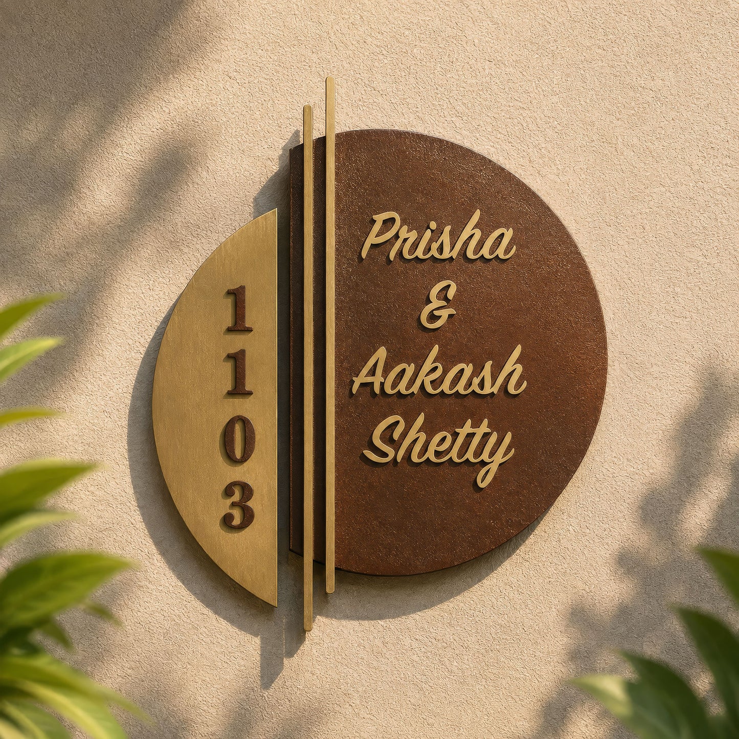Orbit - Steel Name Plate