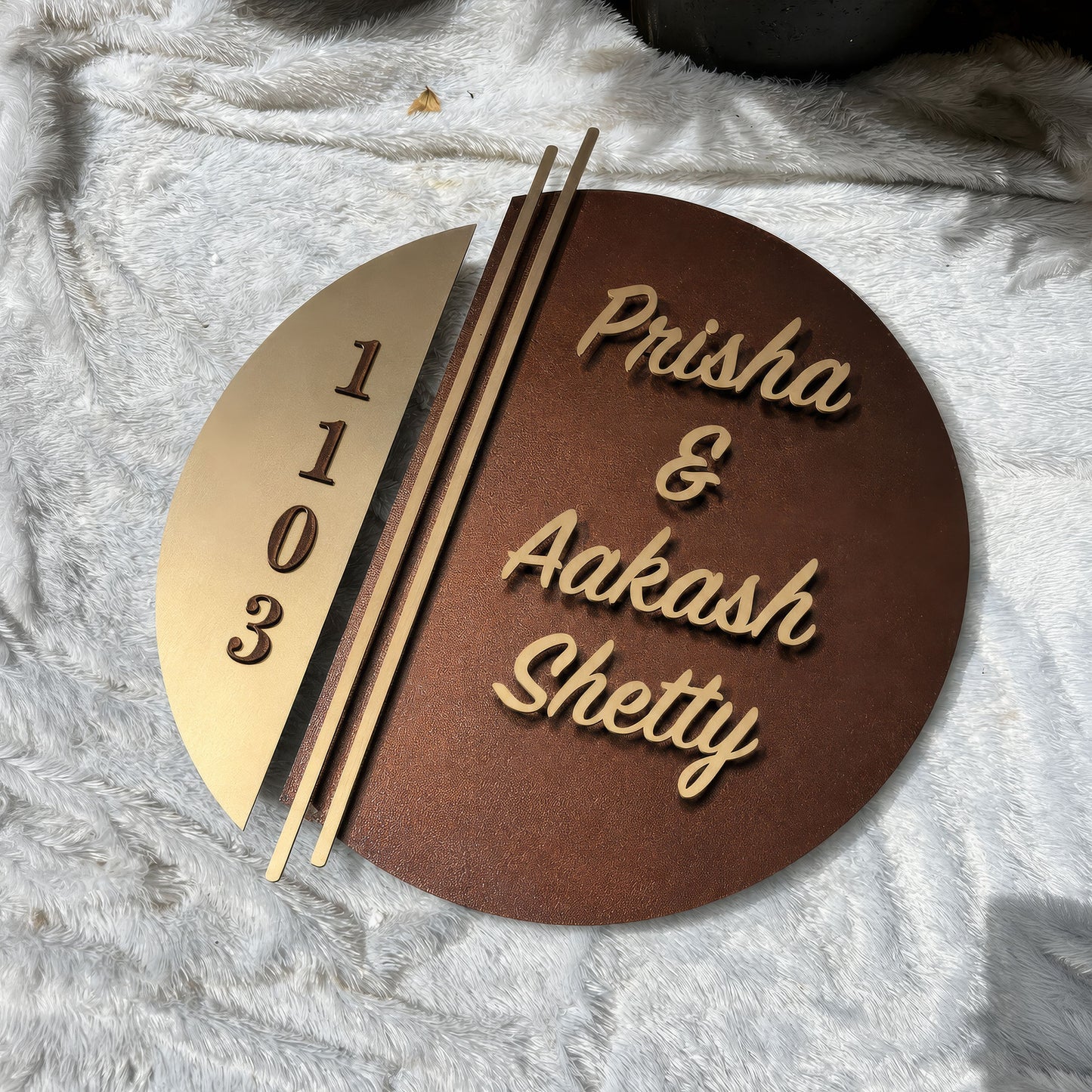 Orbit - Steel Name Plate