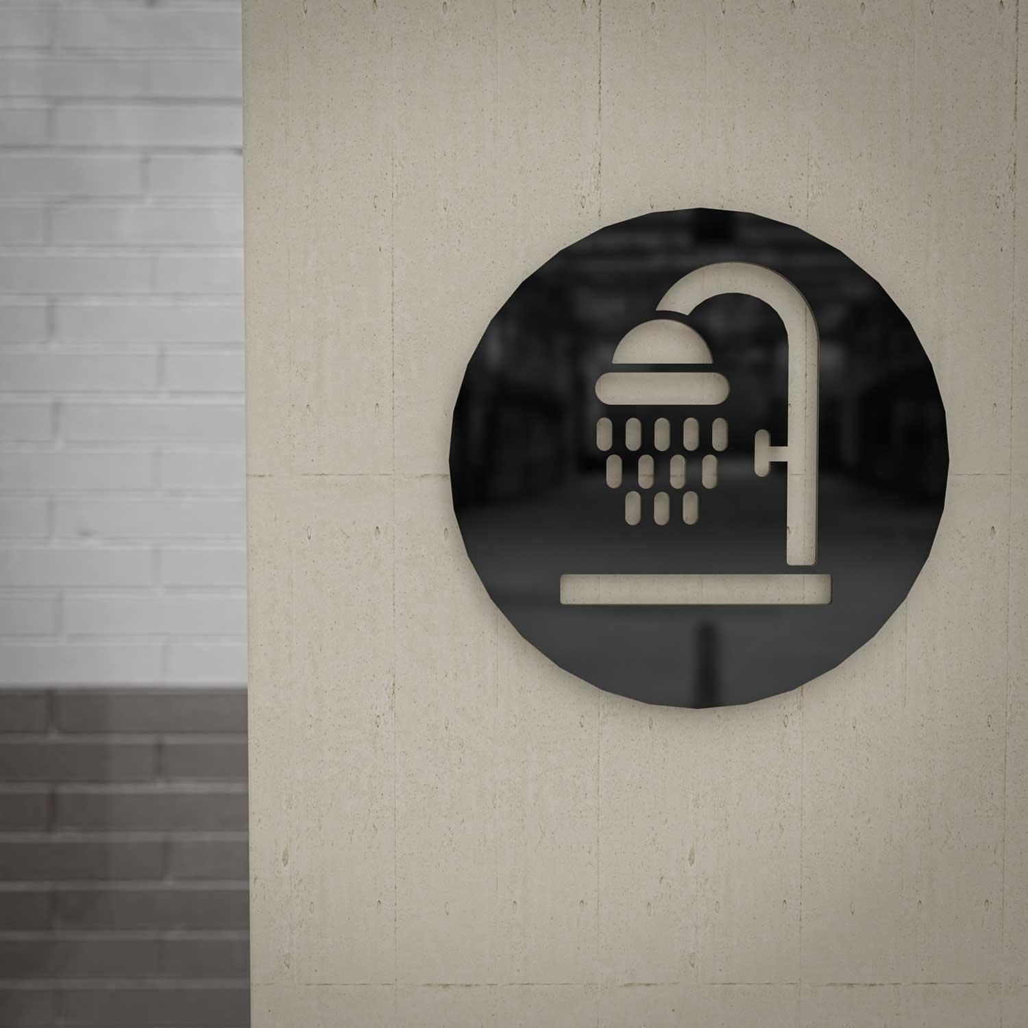 Js106 Shower Sign Shower Room Sign – Housenama
