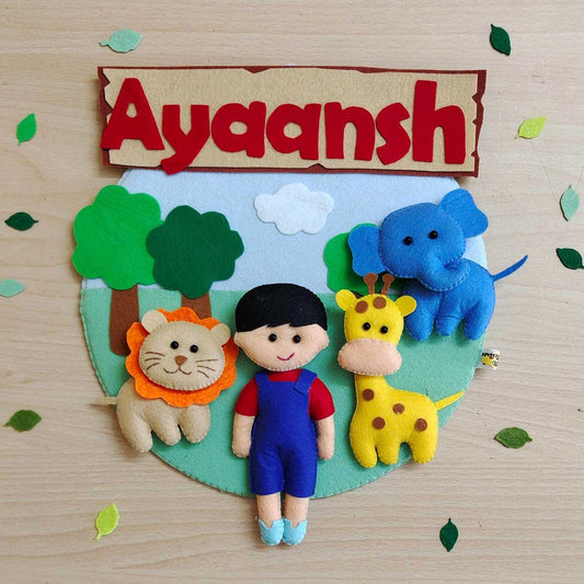 Jungle Safari - Felt Wall Hanging