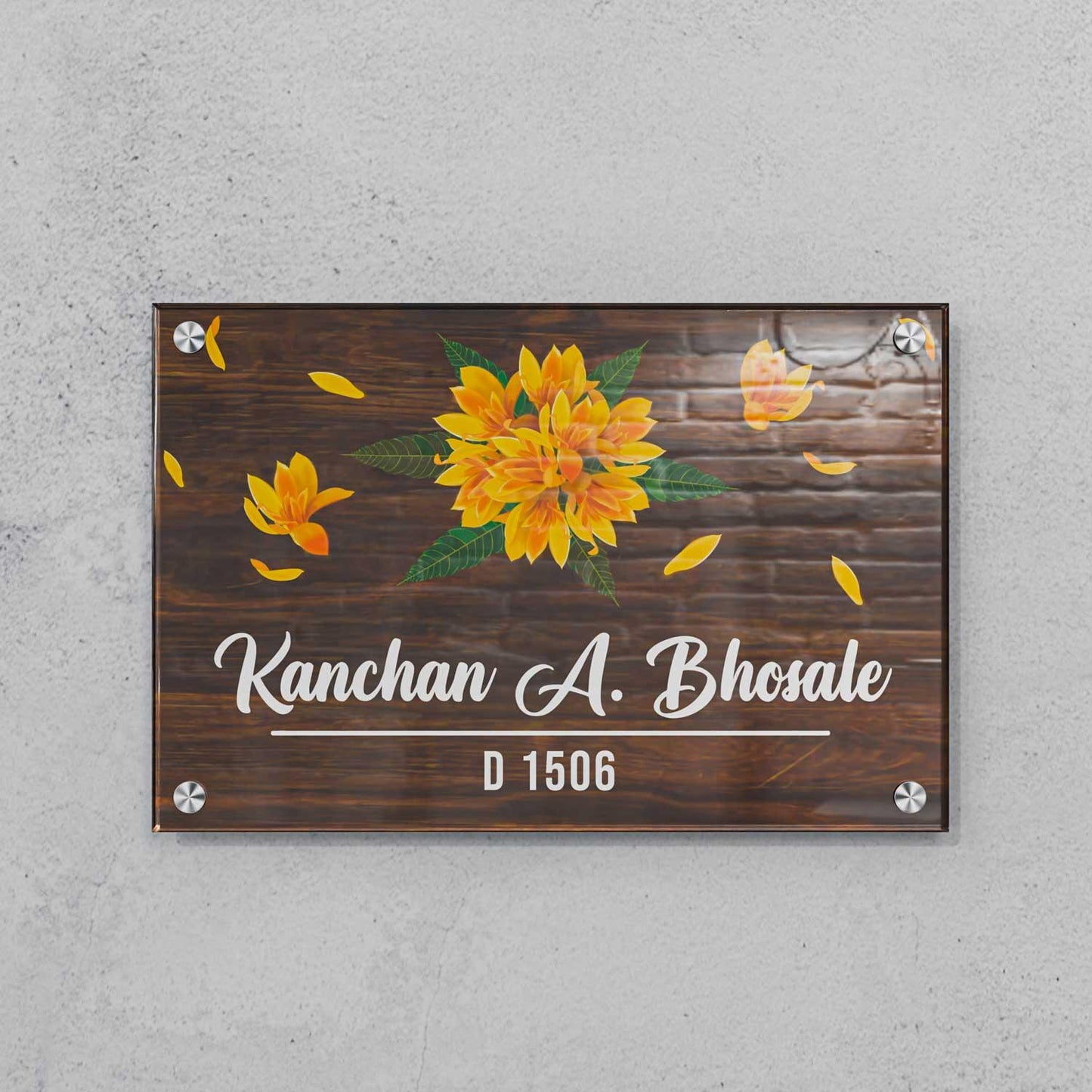 Soanchapha - Acrylic Name Plate