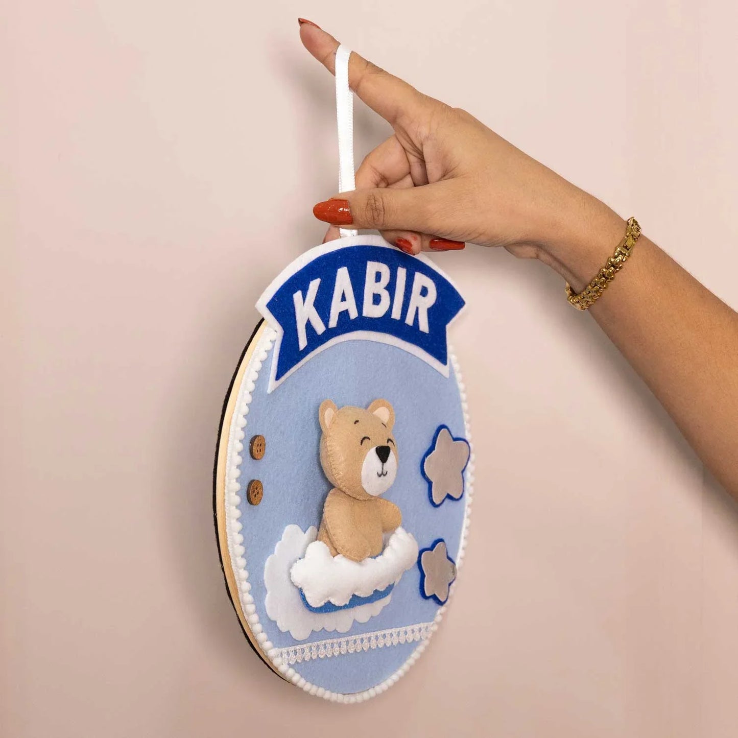 Teddy Cloud - Felt Name Plate