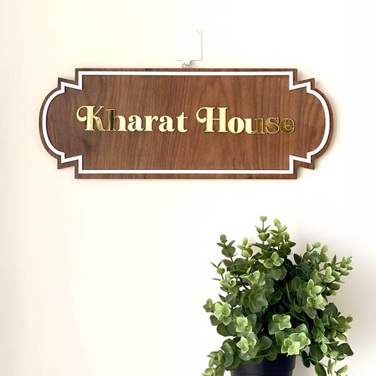 Timeless Vintage Nameplate