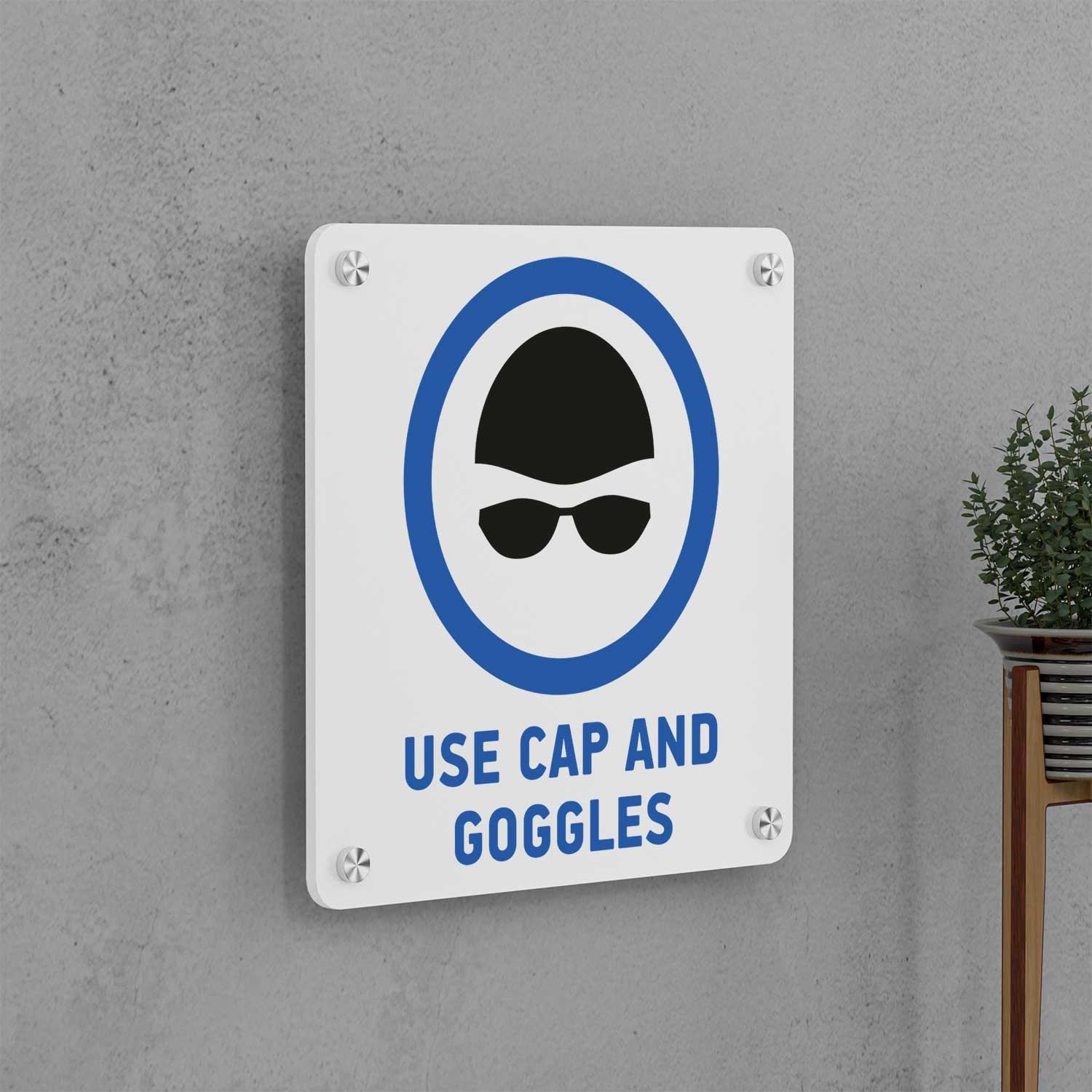 Use Cap and Goggles Sign - Housenama