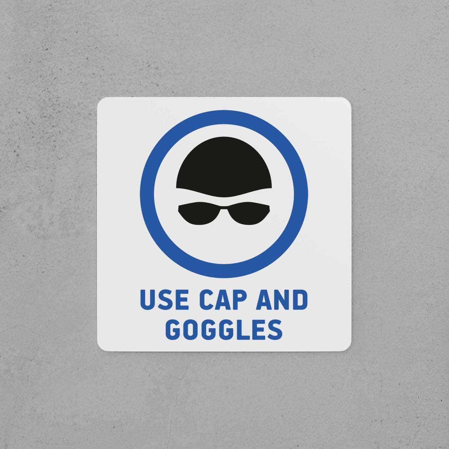 use goggles Use Cap and Goggles Sign – Housenama