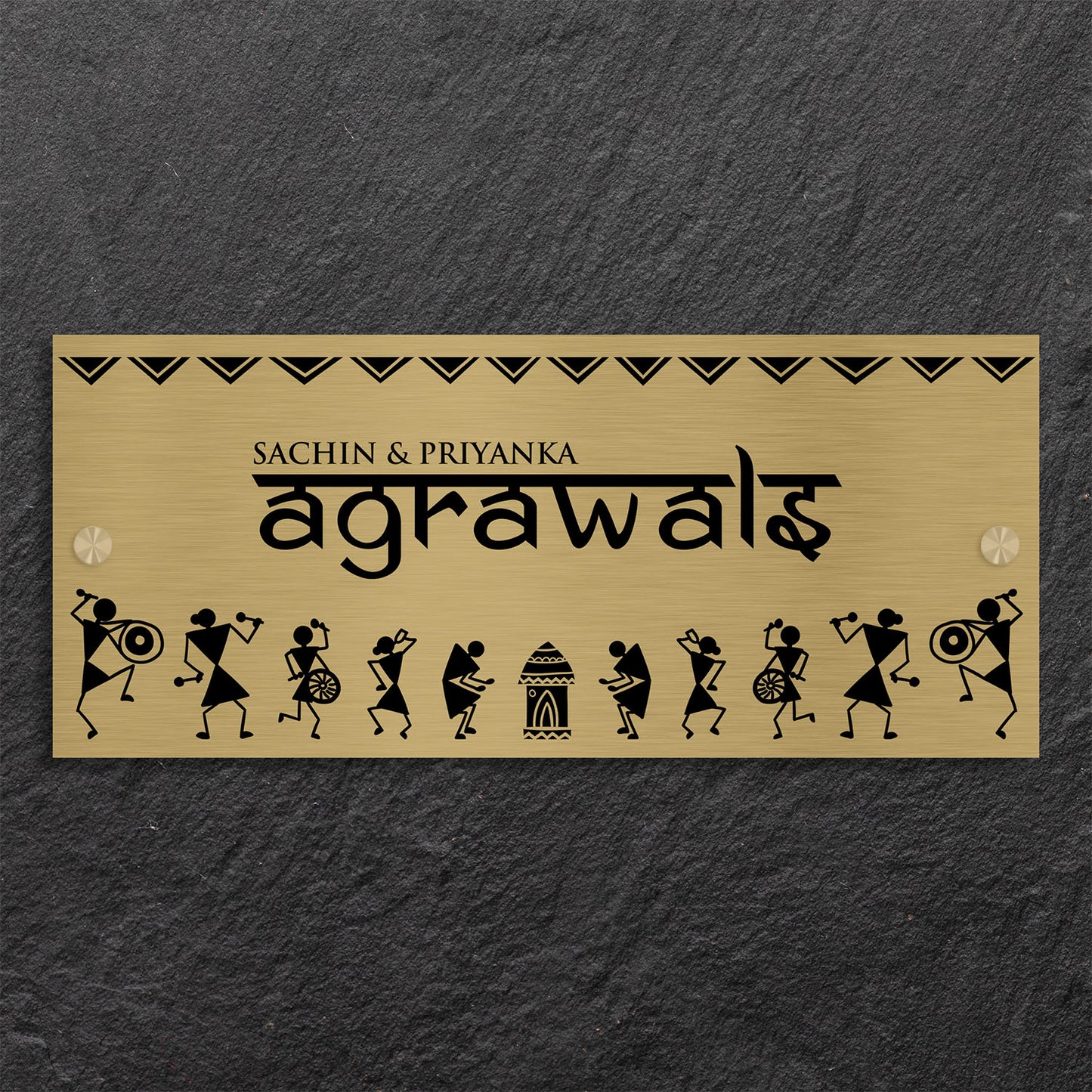 Warli - Stainless Steel Name Plate